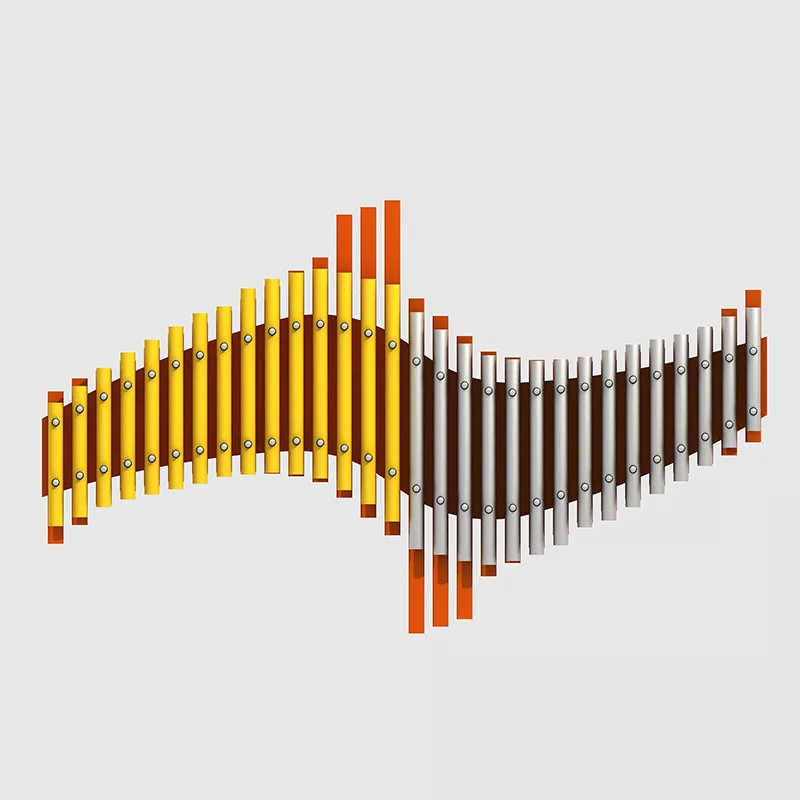 Музички инструменти за игралиште од алуминијумске легуре