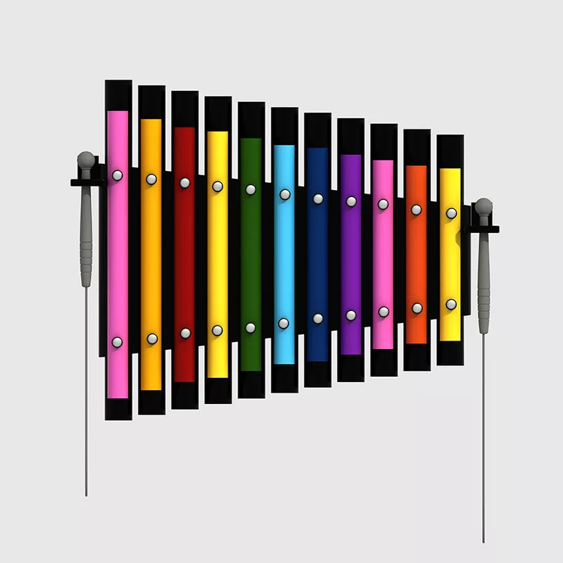 Зидни метални музички инструмент за удараљке